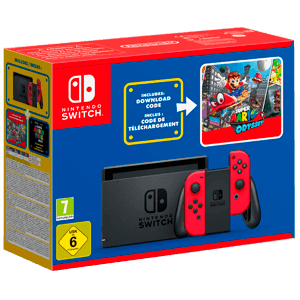 Consola Nintendo Switch Edición Mario Odyssey + 15€ regalo por 299,99€