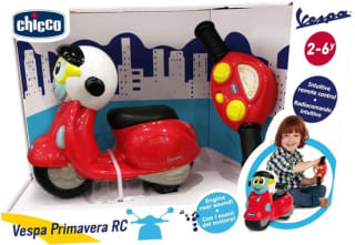 Chicco Vespa Primavera Motor met Afstandsbediening Stuur, Toeter en Motorgeluiden voor €14,95 bij Bol