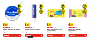 Diverse producten de 2de voor de halve prijs + gratis toilet tas bij Kruidvat