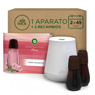 Air Wick Ambientador Essential Mist Difusor Aroma Rosa 1 Aparato + 2 Recambios por 7.97€
