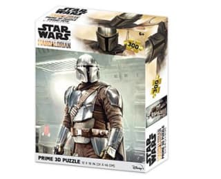 Puzle lenticular de Star Wars The Mandalorian Mando y Grogu de 200 piezas por 7€