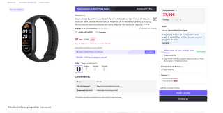 Xiaomi Smart Band 9 por solo 37€ (Nuevos usuarios por 22,20€)