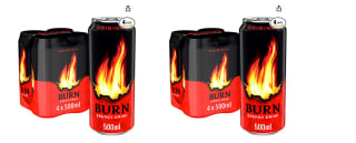 2 Packs de 4 latas de 50cl de BURN bebida energética por 6.7€