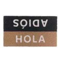 2ud Felpudos Base Goma Antideslizante Material Fibra de Coco 100% Natural por 10,08€