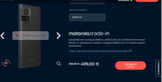 Motorola Edge 30 Ultra 12/256GB por 499€