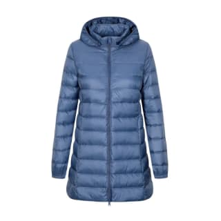 Abrigo largo con capucha de Plumon para mujer por solo 10.92€