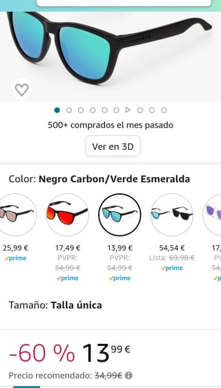 HAWKERS Gafas de sol ONE para hombre por 13,99€.