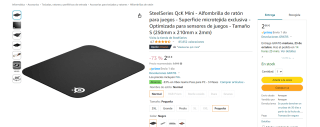Alfombrilla SteelSeries QcK Mini por tan solo 2,66€