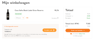 50% korting op 2e doos wijn bij Wijnvoordeel