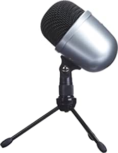 Basic Desktop Mini Condenser Microphone - Silver for £7.12 at Amazon