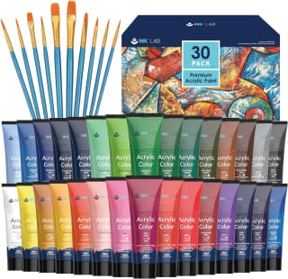 Acrylverf | Set 30 X 36ml Voor Beginners en Professionele Kunstenaars voor €21,05 bij Amazon