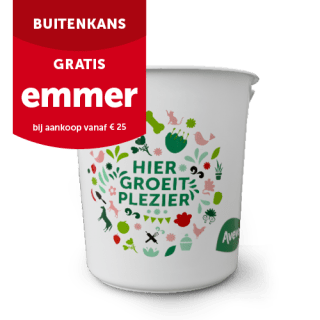 Gratis emmer vanaf €25 bij Aveve