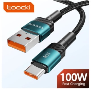 Cables Toocki USB A a C por $8.43 en AliExpress