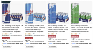 RedBull (smaken) 24 stuks voor 23,99 euro