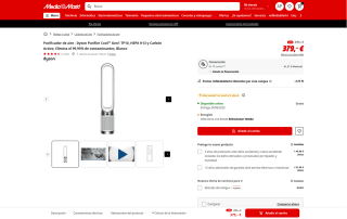 Dyson Purifier Cool Gen1 TP10 purificador de aire por 379€