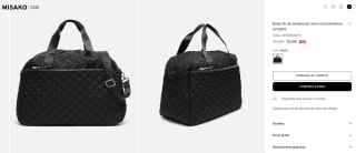 Estela bolsa fin de semana de nylon de Misako por 16,50€