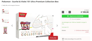 Pokemon 151 Scarlet &Violet 'Mew' UPC Box voor €109 bij Spellenrijk