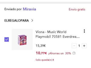 Viona - Music World Playmobil Everdreamerz por 4,50€.