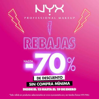 Rebajas hasta 70% Descuento en NYX Professional Makeup