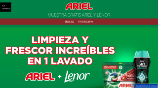 Muestra gratis Ariel y Lenor