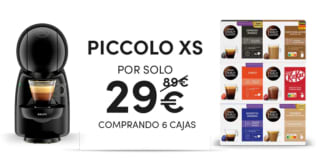 Black Friday Cafetera Piccolo XS Dolce Gusto a solo 29€
