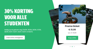 Dagtickets Bellewaerde Park voor €31 per persoon