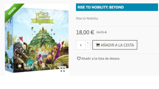 Juego de Mesa Rise to Nobility - Beyond por 18€