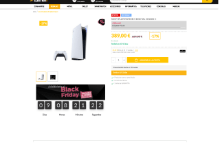 Sony PlayStation 5 Digital Chasis C por solo 389€