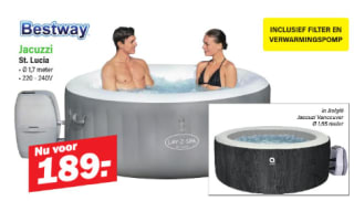 Bestway St. Lucia spa voor €189 bij Van Cranenbroek