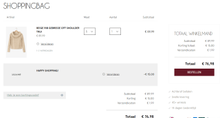 €15 korting op de nieuwe fashion & homeland collectie bij Sissy Boy