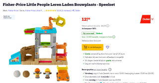 Fisher-price Little People Leer Poppen Bouwen Met Speelgoedaccessoires voor €12,99 bij bol.com