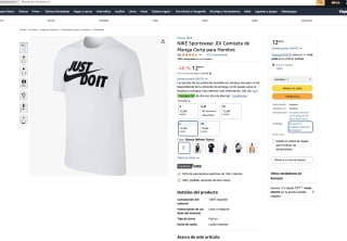 Camiseta NIKE Sportswear JDI 100% Algodón por solo 12,99€
