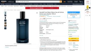 Davidoff Cool Water Reborn para Hombre 100 ml por 35,07€