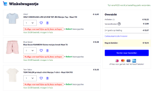 2+1 gratis op dames- en kinderkleding bij Bol.