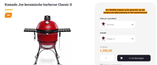 Kamado Joe Classic II voor €1299 bij Osdorp