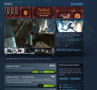Juego Portal 2 Steam por solo 0,97€