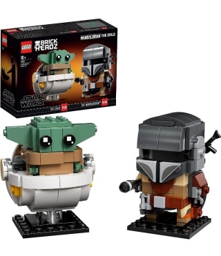LEGO 75317 Star Wars BrickHeadz El Mandaloriano y el Niño, Baby Yoda por 12,74€.