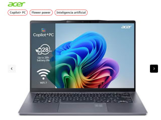 Acer Swift Go 14 AI SFG14-01-X41D Copilot+PC 14.5" IPS FHD+ (1920x1200), Snapdragon X Plus, 16GB RAM 1TB SSD Qualcomm Adreno W11H Gris por solo 699€
