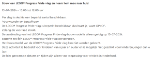 Bouw een LEGO® Progress Pride-vlag en neem hem mee naar huis!