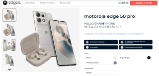Motorola Edge 50 Pro 512GB + Moto Buds por $11,049