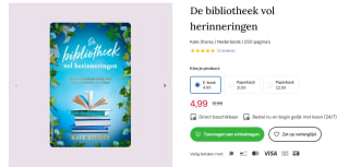 E-book De bibliotheek vol herinneringen voor €4,99 bij Boekenwereld