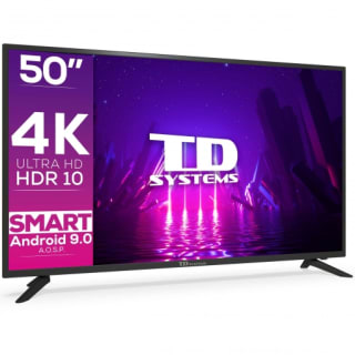TV LED 127 cm (50") TD Systems W50CF12SMART, 4K UHD, Smart TV por 279€