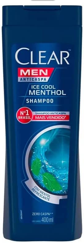 Shampoo Anticaspa Clear Men Ice Cool Menthol de 400ml - R$ 22,90