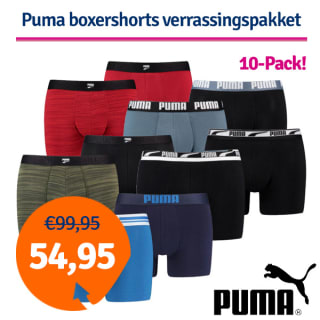 Puma boxershorts 10-Pack Verrassingspakket