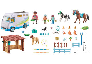 Playmobil Horses of Waterfall mobiele manege (71493) voor €44,98 bij Suprabazar