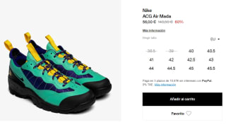 Zapatillas de Hombre Nike ACG Air Mada por 47,60€