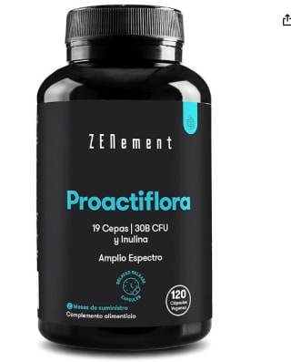 Probióticos y Prebióticos Intestinales, 120 Cápsulas Gastrorresistentes | 19 cepas por 18,97€