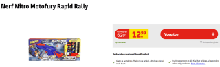 NERF Nitro MotoFury Rapid Rally voor €12,99 bij Kruidvat
