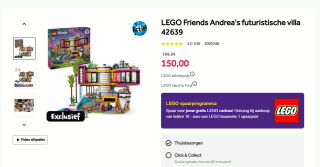 Lego Friends Andrea's futuristische villa voor €150 bij Intertoys