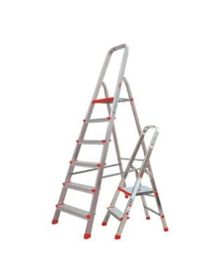 Altrex huishoudtrap Steddy 6 treden voor €69,95 en 2 treden trap Gratis